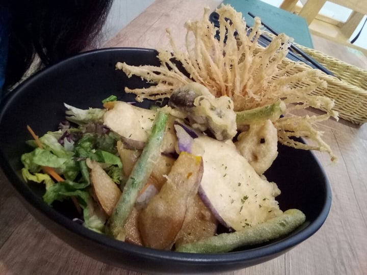 photo of Saute-San Japanese Tendon Salad Rice shared by @veganspicegirl on  20 Oct 2019 - review