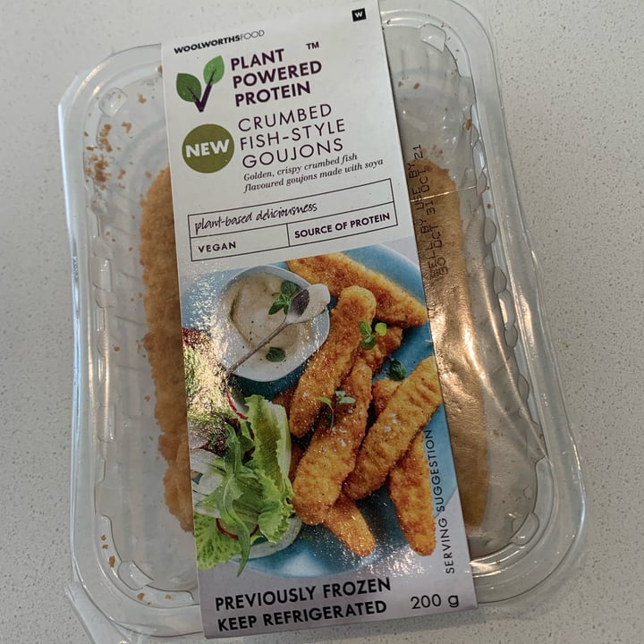 photo of Woolworths Food Crumbed fish-style goujons shared by @anthea on  23 Oct 2021 - review