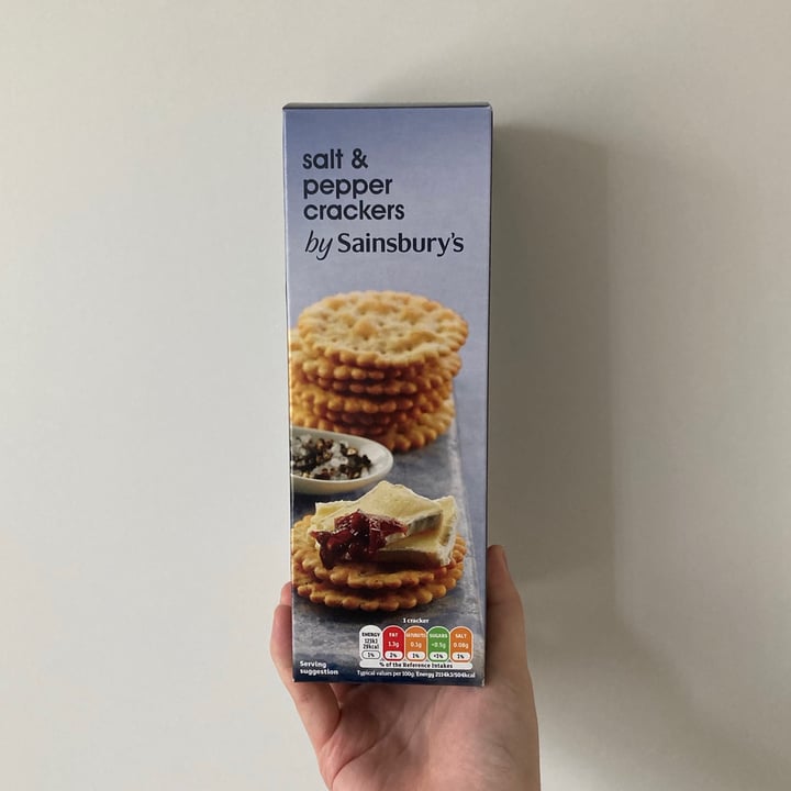 Sainsbury's Salt & Pepper Crackers Review abillion