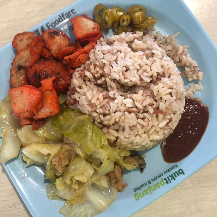 review photo of Dong Shun Vegetarian @ Bukit Panjang Hawker Center Economic Rice Set shared by @lyfeofthej on 17 Aug 2020 - review