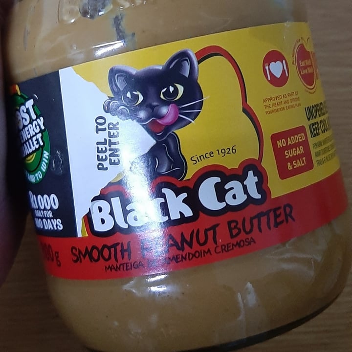 photo of Black cat Smooth Peanut Butter 400g shared by @chloeahlers on  19 Aug 2021 - review