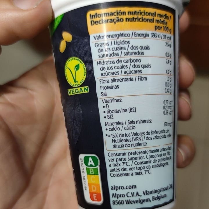 review photo of Alpro Plant Protein Pudding Sabor Vainilla shared by @quitos on 08 May 2022 - review