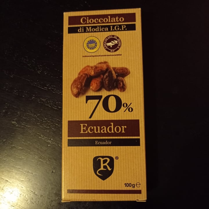 review photo of Cioccolato di Modica Ecuador 70% shared by @mviolet on 30 Mar 2022 - review