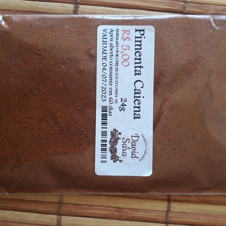 review photo of david e sara temperos e especiarias pimenta chille shared by @cloviss on 14 Jul 2022 - review