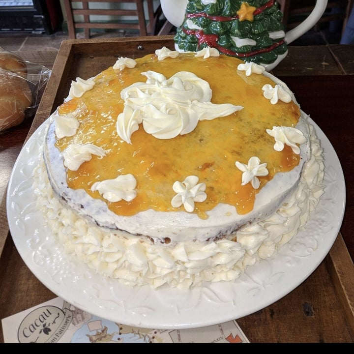 review photo of Cacau Brazilian Patisserie orange and apricot cake shared by @roseperiotto on 11 May 2022 - review