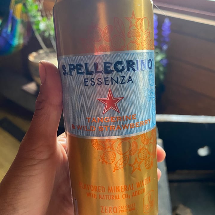 photo of S. Pellegrino Essenza Flavored Mineral Water Tangerine & Wild Strawberry shared by @calci-fer on  04 Jun 2021 - review