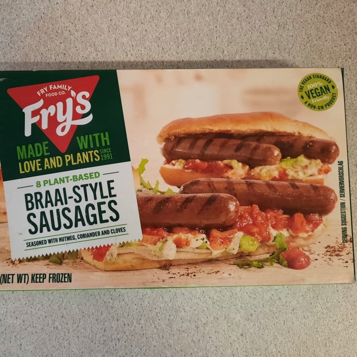 photo of Fry's Family Food Braai-Style Sausages shared by @mikaylan24 on  05 Jan 2022 - review
