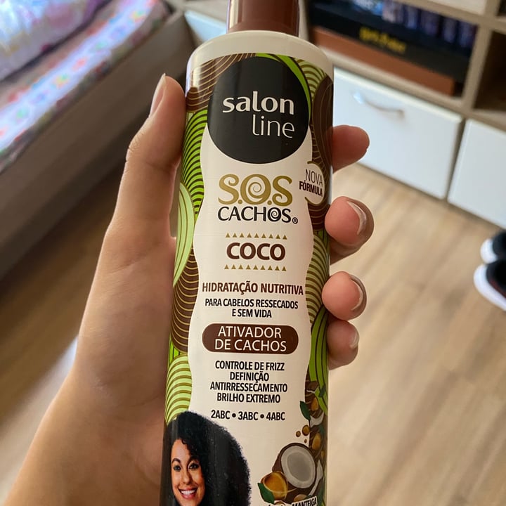 review photo of Salon line Ativador de cachos SOS Azeite de Oliva shared by @mariwps on 15 Oct 2022 - review