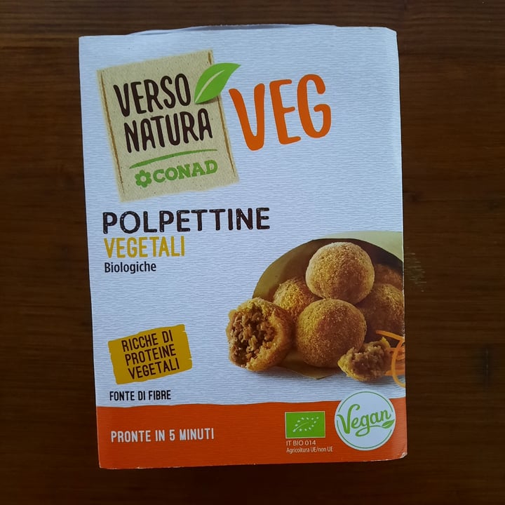 photo of Verso Natura Conad Veg Polpettine vegetali biologiche shared by @chiaara on  09 Jun 2022 - review