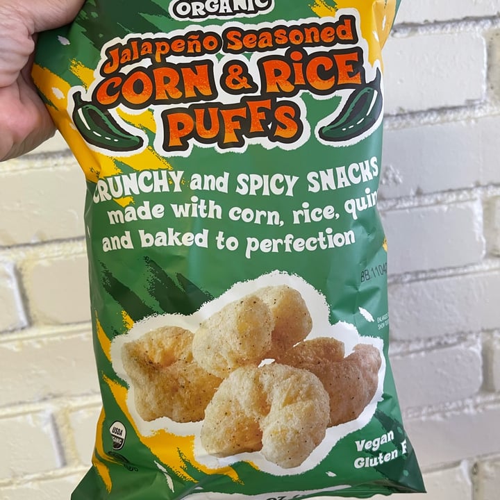Trader Joe's Organic Jalapeño Seasoned Corn & Rice Puffs Review abillion