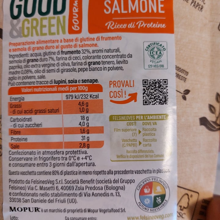 review photo of Good & Green Affettato Di Mopur Al Gusto Di Salmone shared by @samantha1963 on 23 Jul 2022 - review