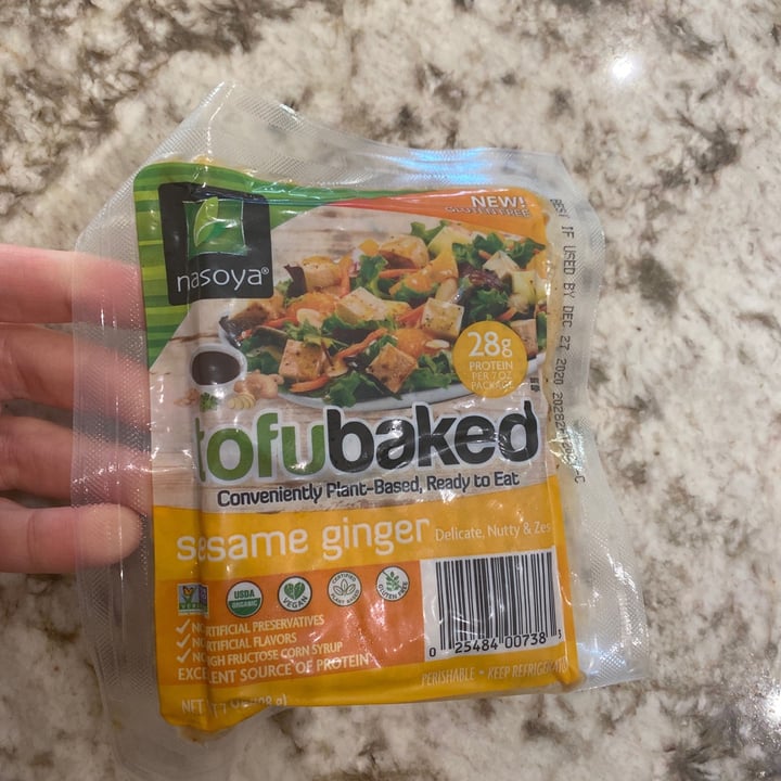 photo of Nasoya Tofu Baked Sesame Ginger shared by @jessicabenson on  01 Dec 2020 - review