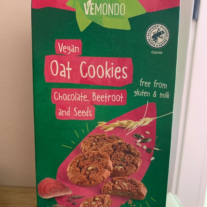 photo of Vemondo Vegan Oat Cookies Chocolate, Beetroot and Seeds shared by @siby on  20 Mar 2022 - review