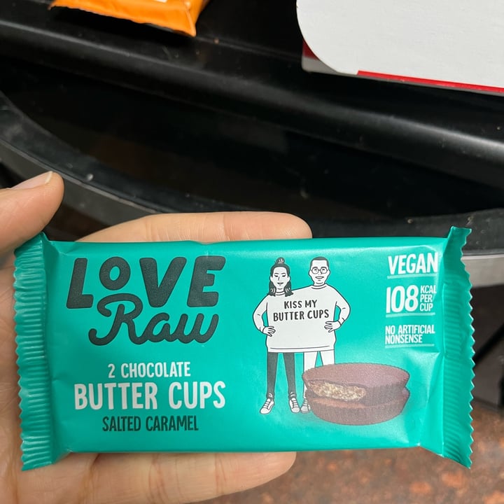 photo of LoveRaw Butter Cups Salted caramel shared by @matimemes on  30 Dec 2021 - review