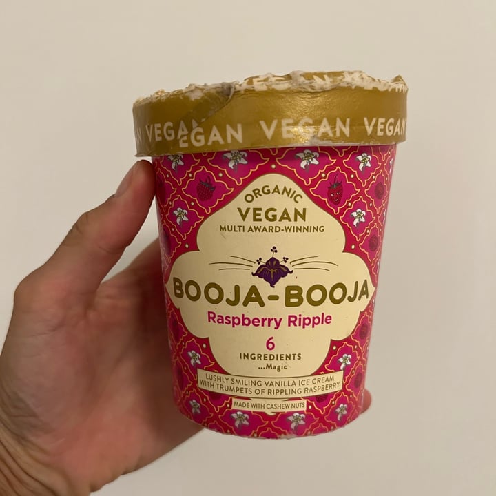 photo of Booja-Booja Raspberry Ripple Ice Cream shared by @fruitytam on  07 Sep 2022 - review