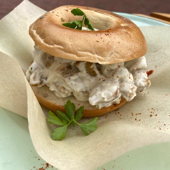 review photo of Grumpy & Runt | Little Deli & Donuts Don’t-Eat-Chicken Mayo Bagel shared by @grapetown on 18 Aug 2020 - review