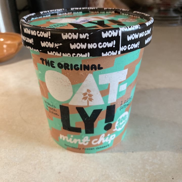 photo of Oatly Mint Chip Non-dairy Frozen Dessert shared by @kodasz on  03 Aug 2021 - review