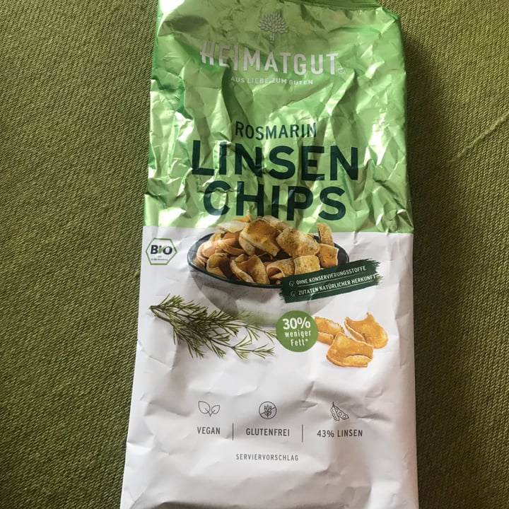 photo of Heimatgut Rosemary Lentil chips shared by @anitamelime on  04 Feb 2022 - review