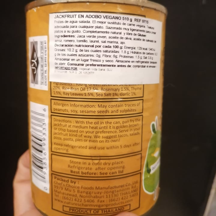review photo of Nature's Charm Jackfruit en adobo shared by @latribudelola on 09 Aug 2021 - review