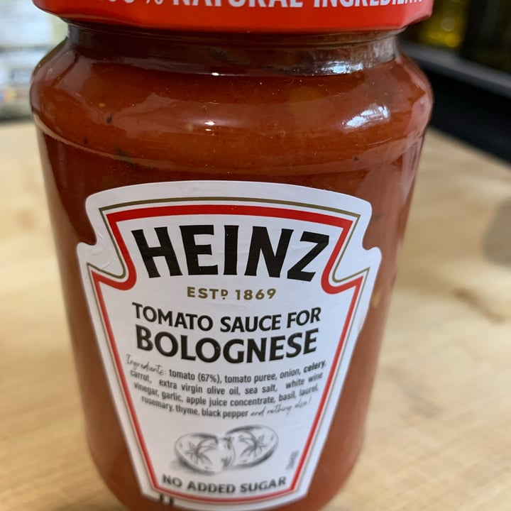 photo of Heinz Tomato Sauce for Bolognese shared by @avocado-uk on  06 Jun 2022 - review