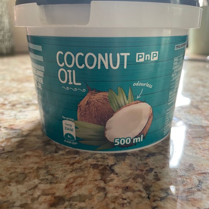 photo of Pick n Pay Coconut Oil 500ml shared by @sarbearcor on  17 Sep 2021 - review