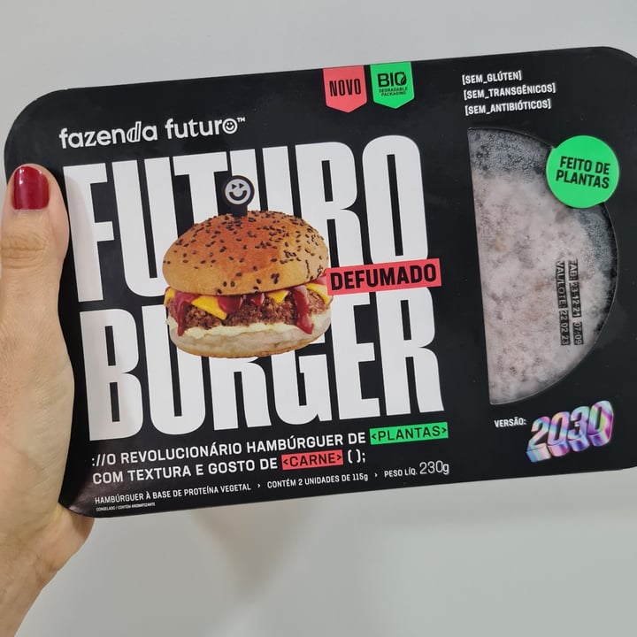 photo of Fazenda Futuro - Future Farm Futuro Burger Defumado shared by @nathaliab on  30 Apr 2022 - review