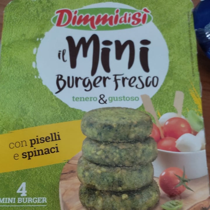 photo of Dimmidisi il miniburger fresco con piselli e spinaci shared by @francescavegana on  04 Jun 2022 - review
