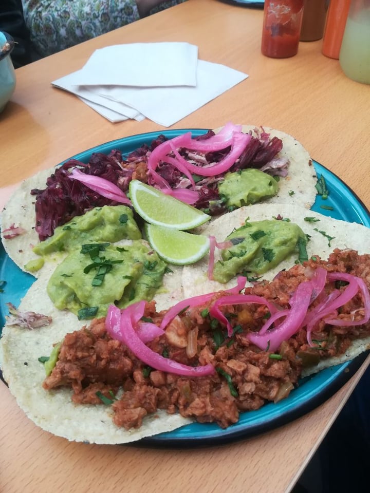 photo of Dalia Plant Power . Mex Tacos X4 shared by @curiosidadvegana on  14 Jan 2020 - review