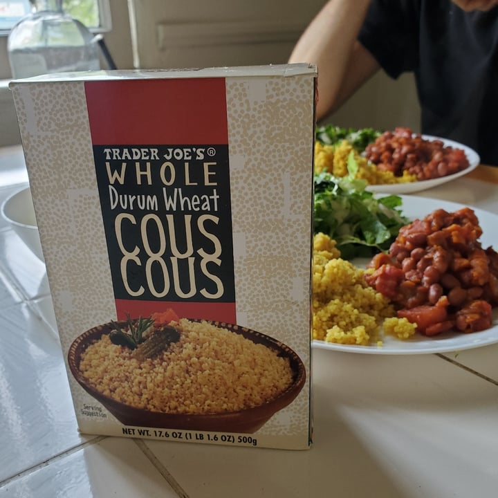 photo of Trader Joe's Whole Durum Wheat Cous Cous shared by @virgoandpatti on  23 Aug 2021 - review