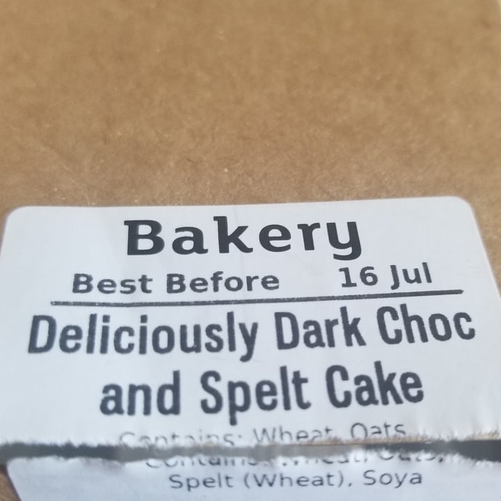 photo of Sainsbury's Deliciously Dark Choc and Spelt Cake shared by @1sabella on  14 Jul 2021 - review