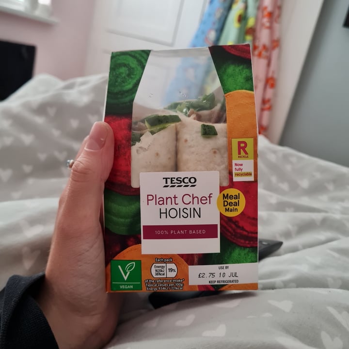 photo of Tesco Plant Chef Hoisin wrap shared by @daisycherry on  10 Jul 2021 - review