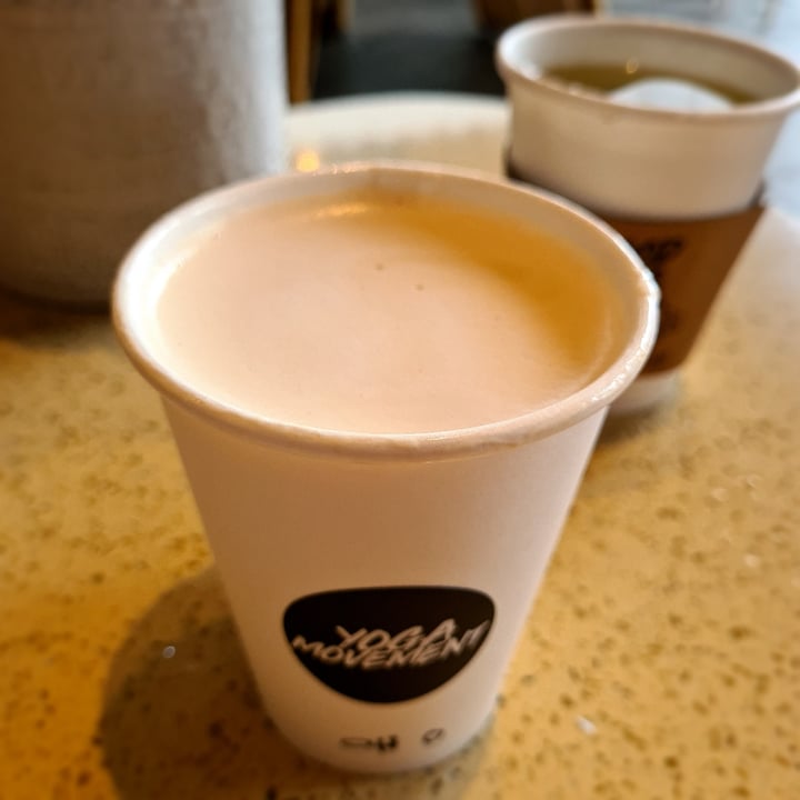 review photo of Yoga Movement Orchard Flagship Chai Latte with Oat Milk shared by @gretchforveg on 22 Apr 2021 - review