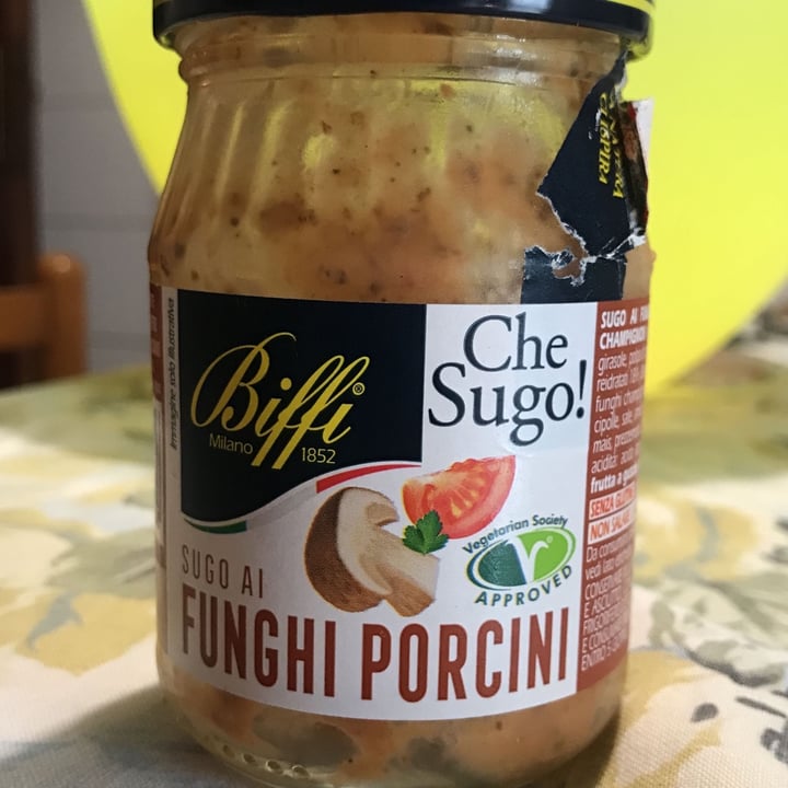 photo of Biffi Che sugo funghi porcini shared by @veggiesara on  01 Nov 2022 - review