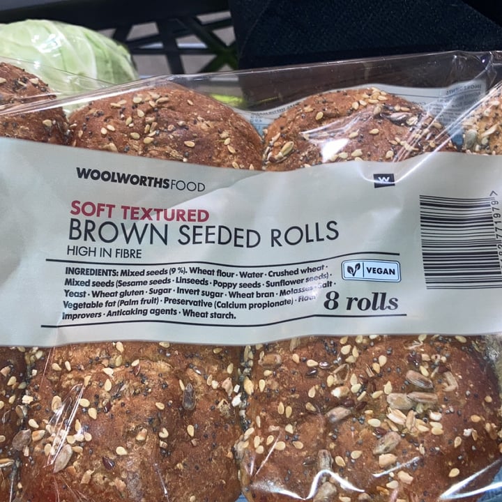photo of Woolworths Food 8 Seeded Brown Rolls shared by @miapretorius on  04 Oct 2022 - review