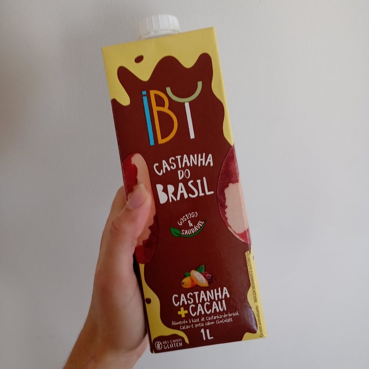 review photo of Iby foods Leite castanha + cacau shared by @veganamineira on 03 Aug 2022 - review