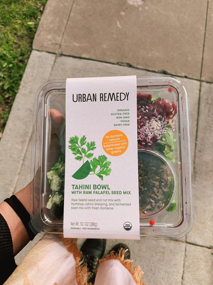 photo of Urban Remedy Tahini Bowl with Raw Falafel Seed Mix shared by @isa on  28 Jan 2019 - review