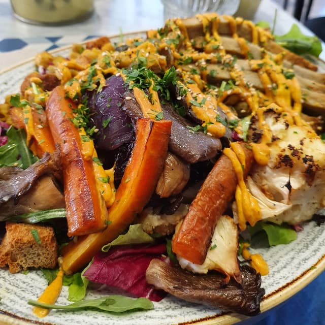 Photo of the dish “Seitan Salad”