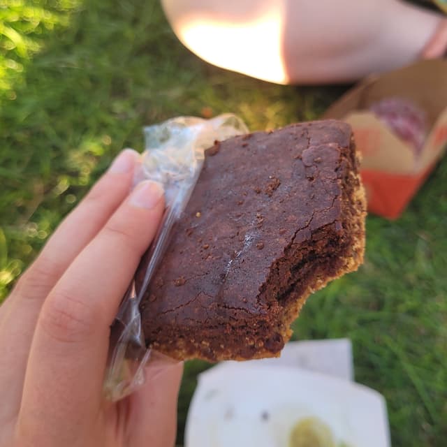 Foto do prato “Chocolate Chip Cookie Brownie”