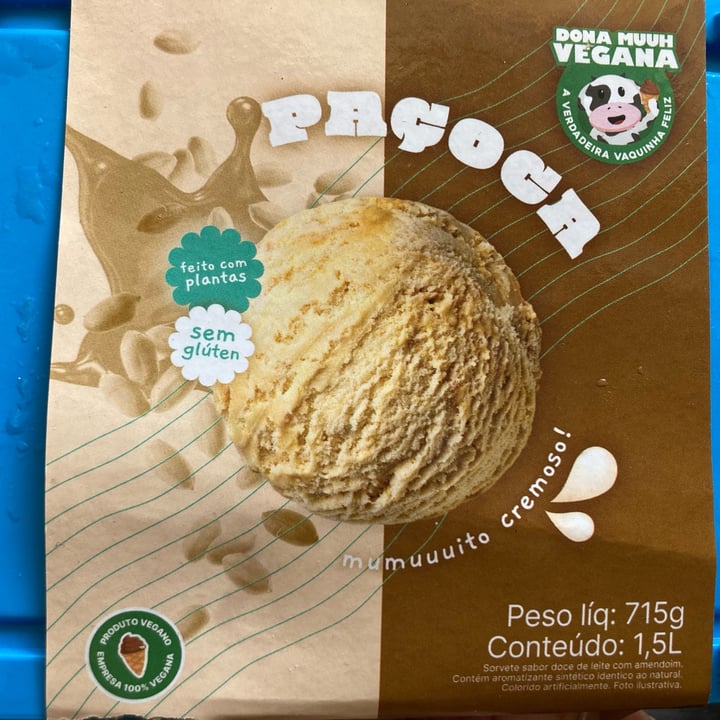 photo of Dona Muuh Vegan Sorvete de paçoca shared by @deboramagrini on  20 Aug 2022 - review