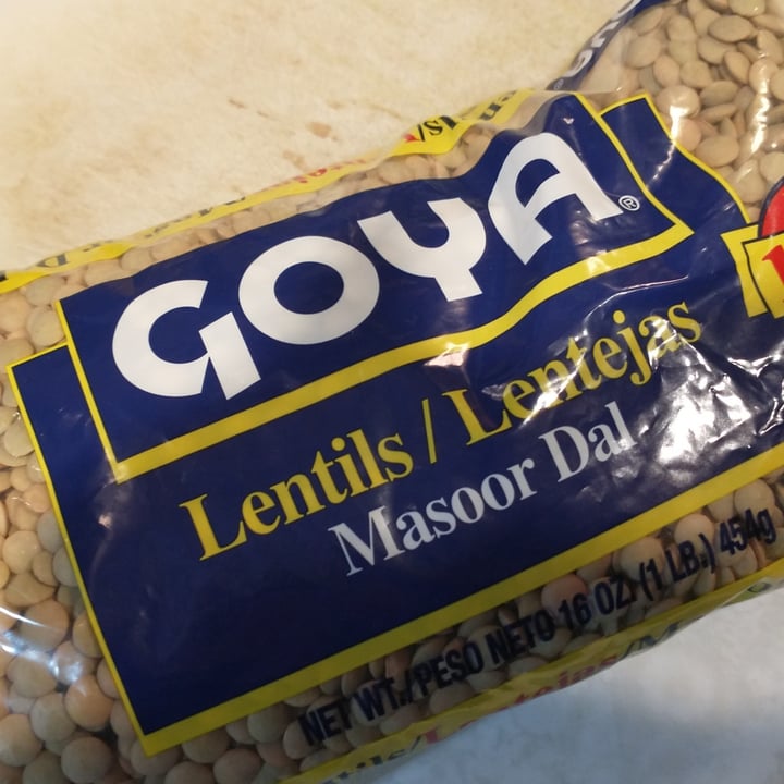 photo of Goya Lentils shared by @ronnievegan1980 on  03 Apr 2022 - review