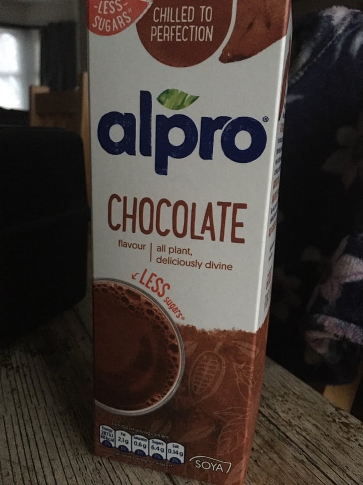 review photo of Alpro Chocolate Flavored Soya Milk Less Sugar shared by @agnavy on 04 Jan 2020 - review