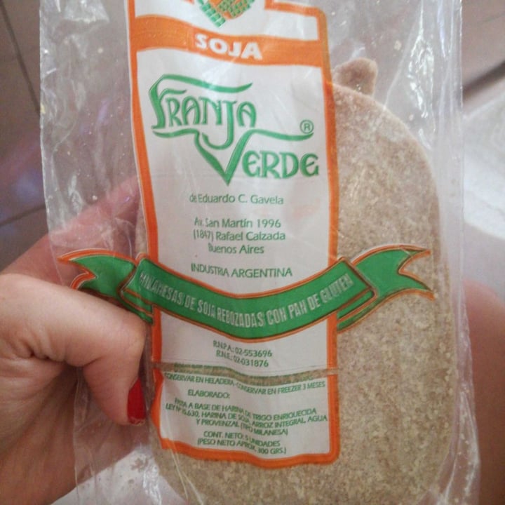 photo of Franja verde Milanesas De Soja 🌱A La Provenzal shared by @lourescor on  22 Jan 2020 - review