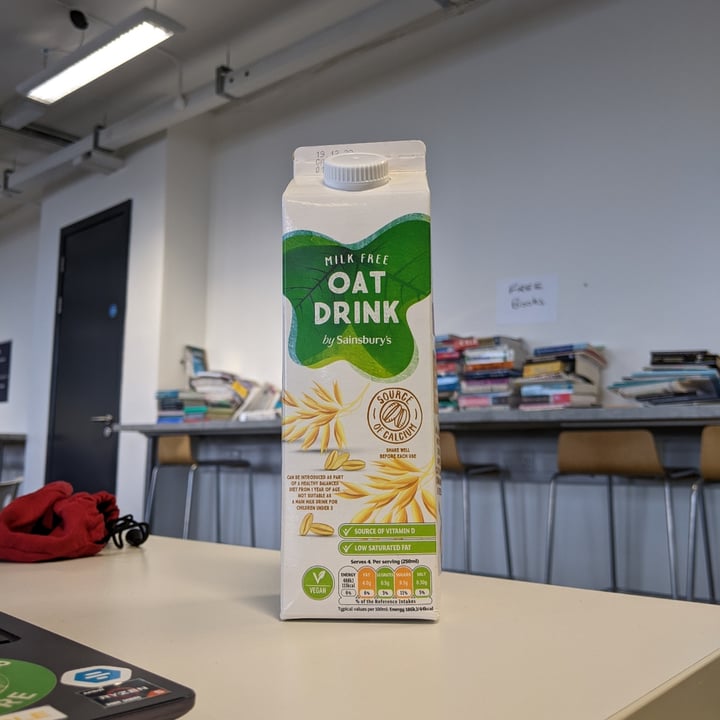 photo of Sainsbury's Milk Free Oat Drink shared by @katchan on  11 Oct 2022 - review