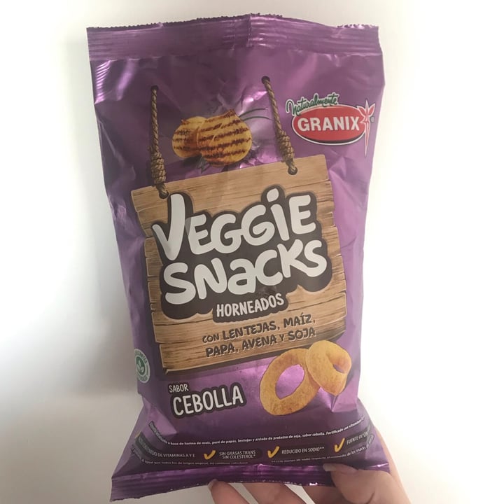photo of Granix Veggie Snacks Sabor Cebolla shared by @buenavibraarg on  28 Feb 2021 - review