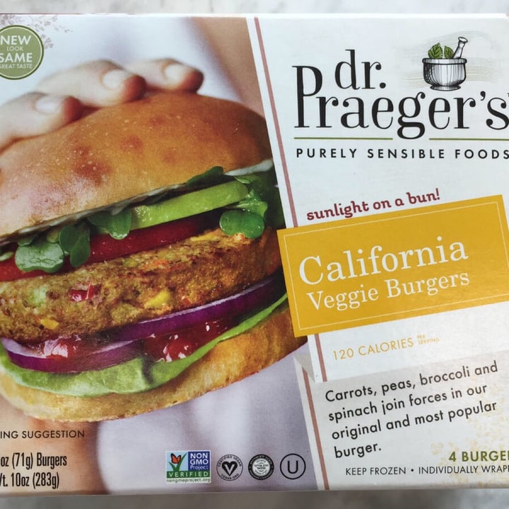 photo of Dr. Praeger's California Veggie Burgers shared by @katiekirk on  29 Apr 2020 - review