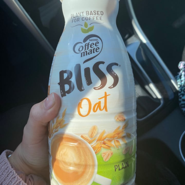 photo of Coffee mate natural bliss Oat Milk Creamer shared by @andreaciccone on  25 Aug 2021 - review