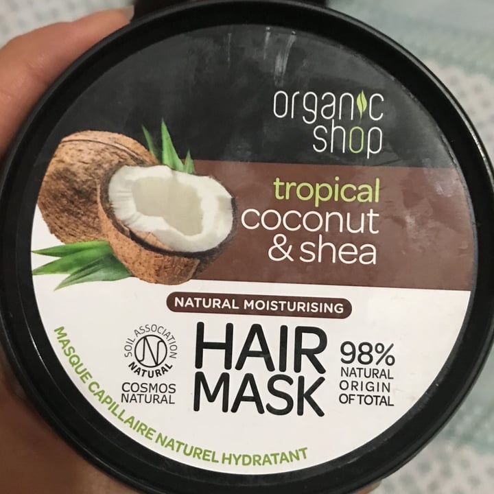 photo of Organic shop hair mask coconut & shea shared by @juanalopez on  09 Nov 2021 - review