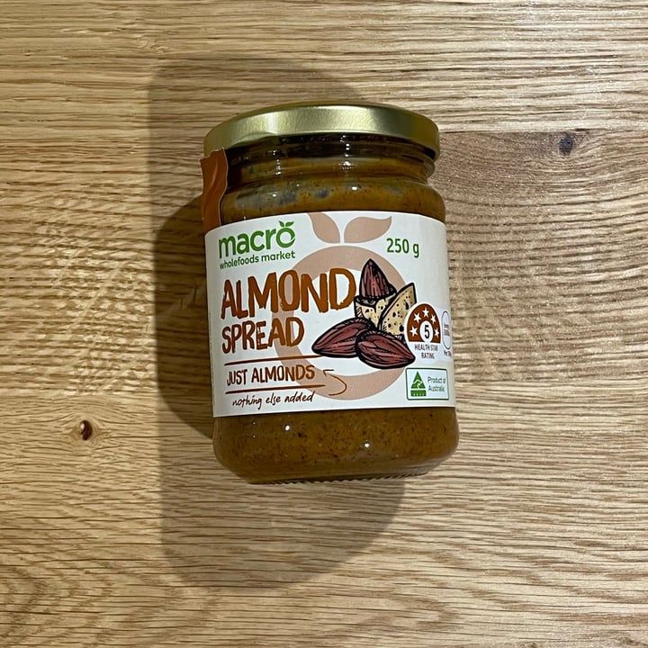 photo of Macro Wholefoods Market Almond Spread shared by @anoifkralc on  14 Jun 2021 - review