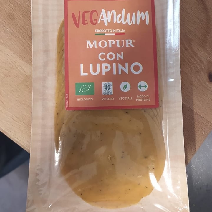 photo of VEGAndum Mopur con lupino shared by @mattii on  06 Apr 2022 - review
