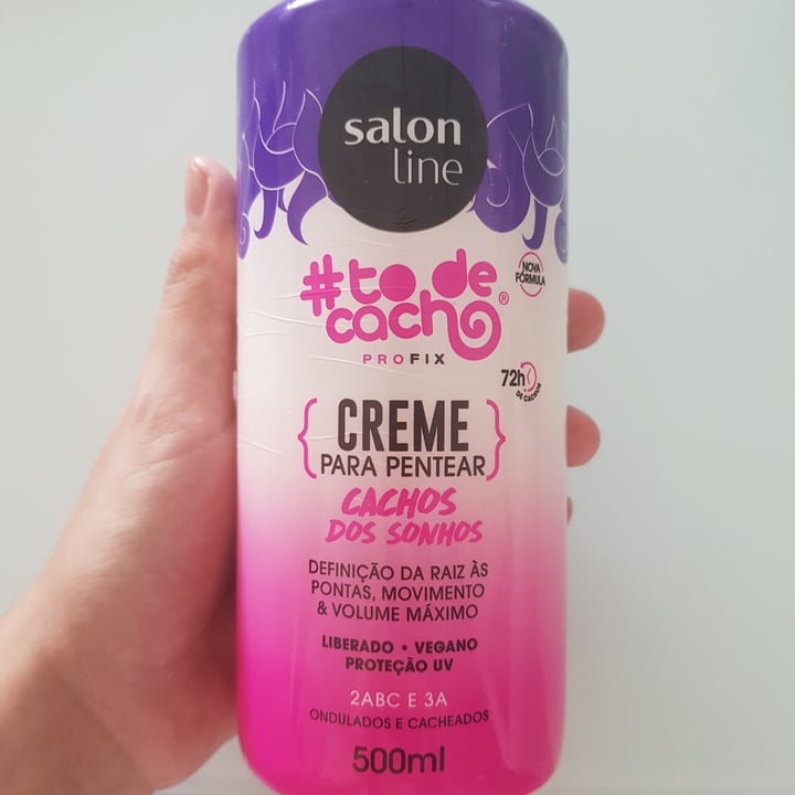 photo of Salon line #to de cacho - cacho dos sonhos - creme para pentear shared by @japamatsumoto on  12 May 2022 - review
